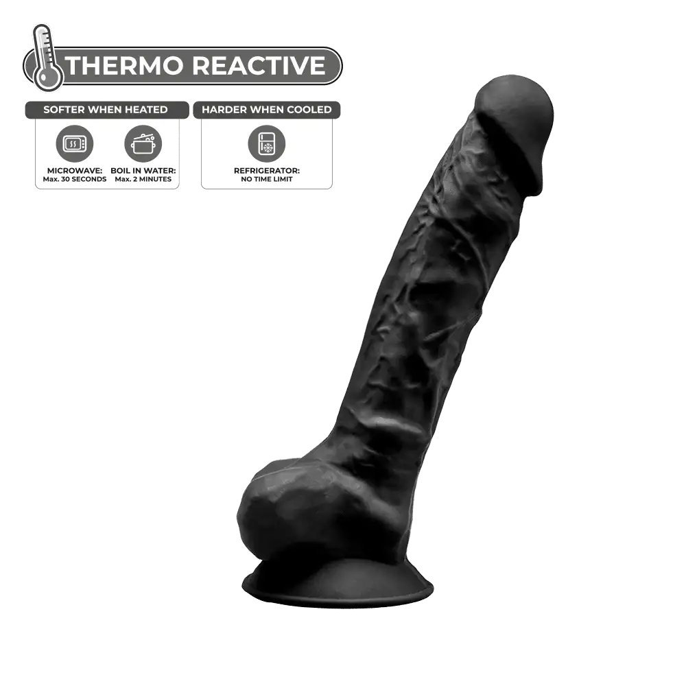 Dildo Silicona Doble Densidad 8″ SILEXD – Termorreactivo