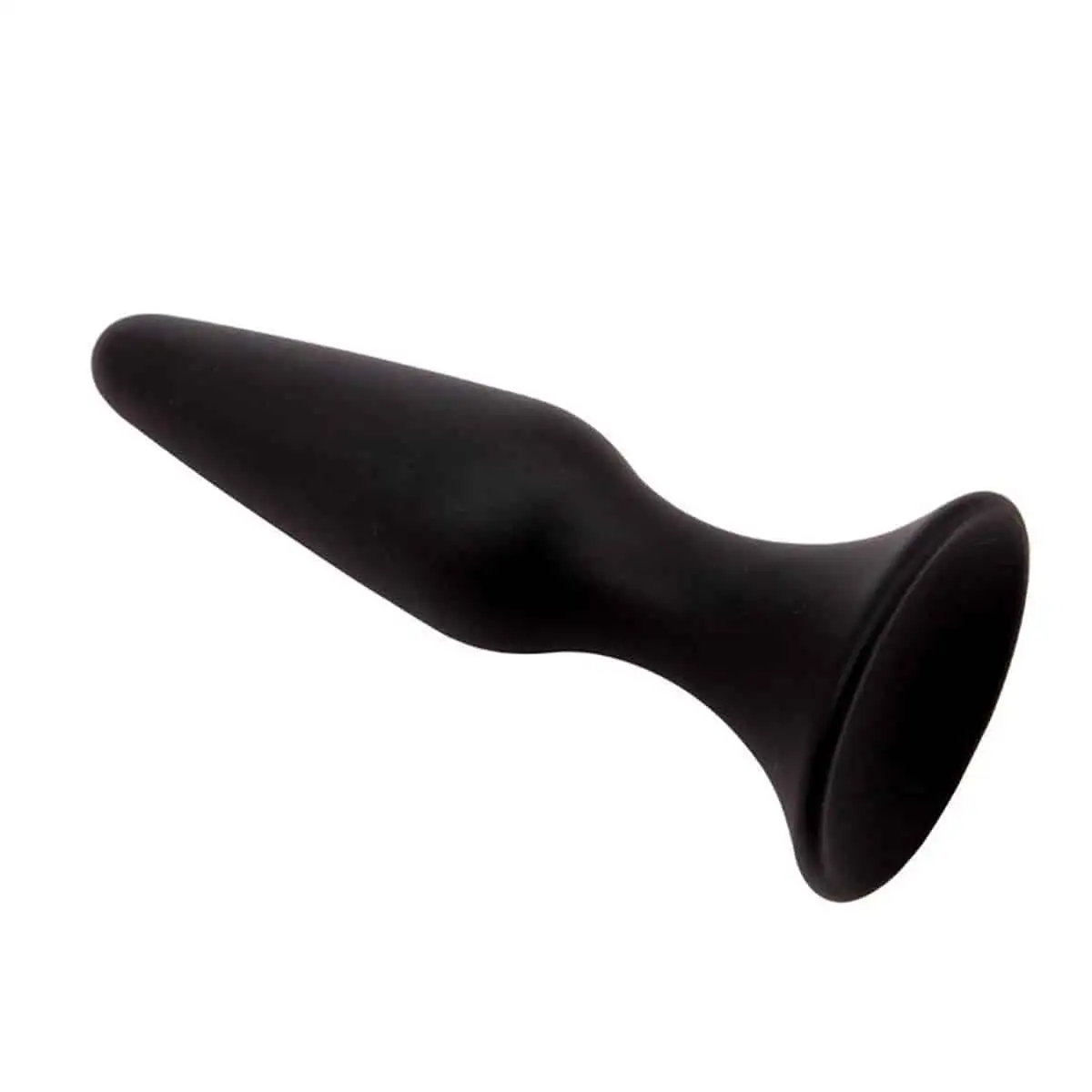 Plug Anal Silicona 12.5 cm x 3.1 cm Negro