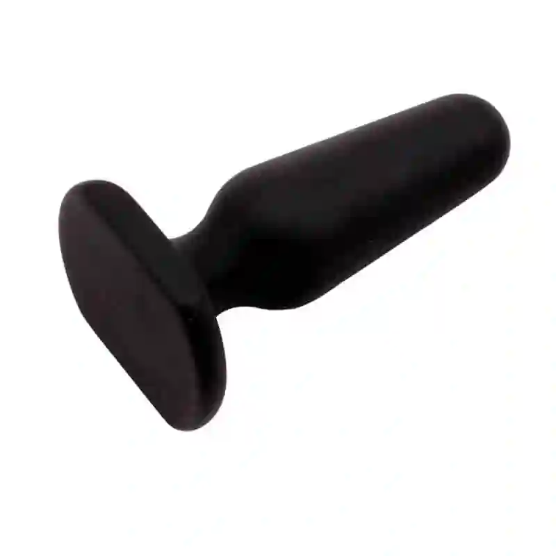 Plug Anal Silicona 7,5 x 2,5 cm Negro