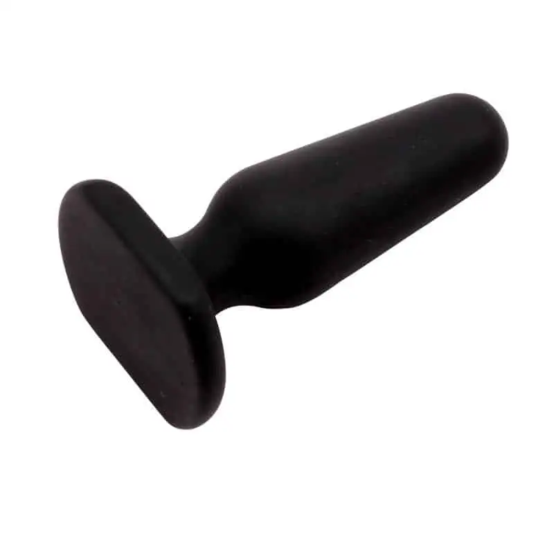 Plug Anal Silicona 7,5 x 2,5 cm Negro