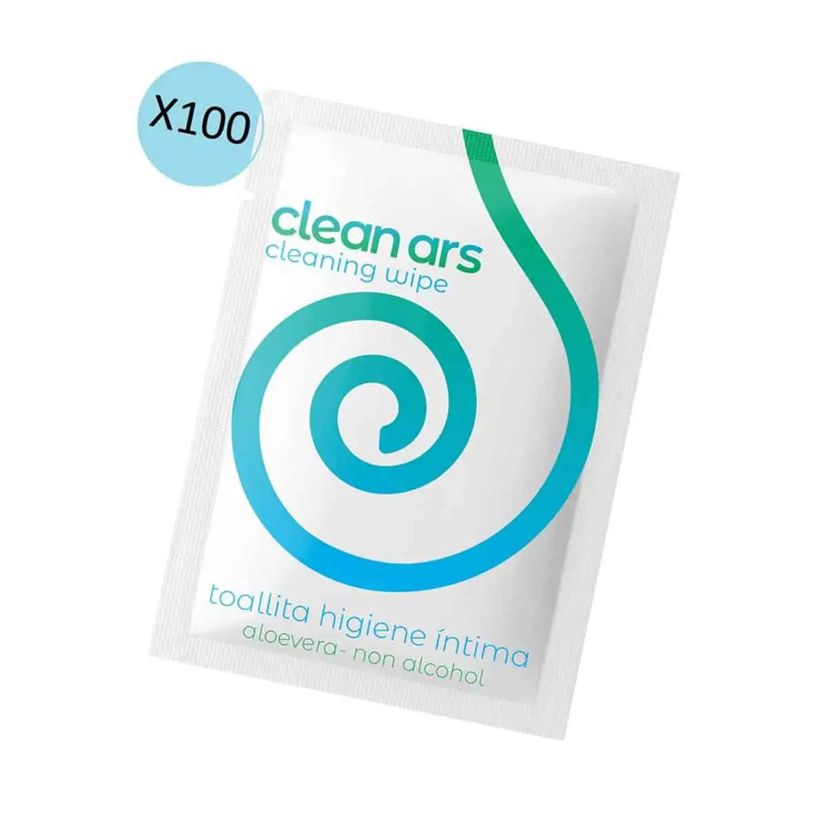 Body Ars Toallitas Higiénicas Monodosis con Aloe Vera 100 Unidades