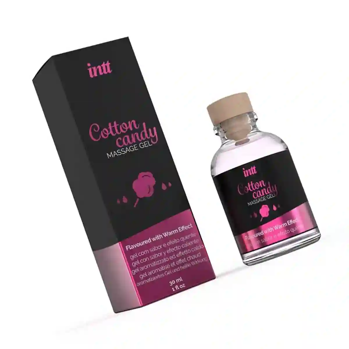 Intt Gel de Masaje Efecto Calor Algodón de Azúcar