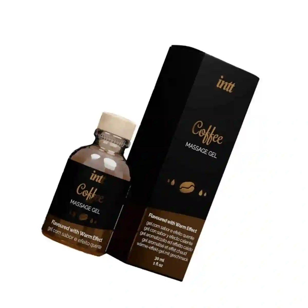 Intt Gel de Masaje Sabor Café