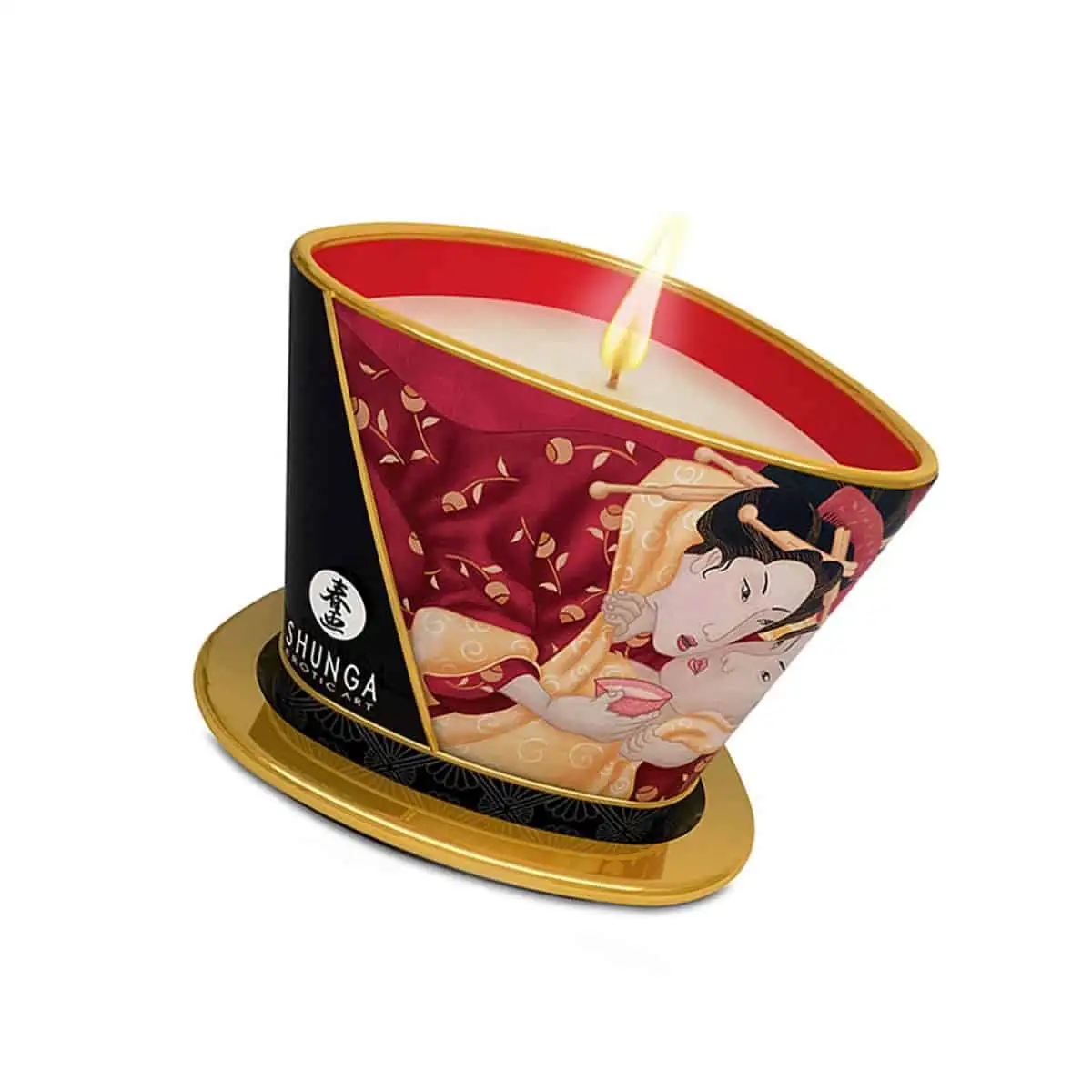 Vela de Masaje Fresas y Champán 170 ml. Shunga