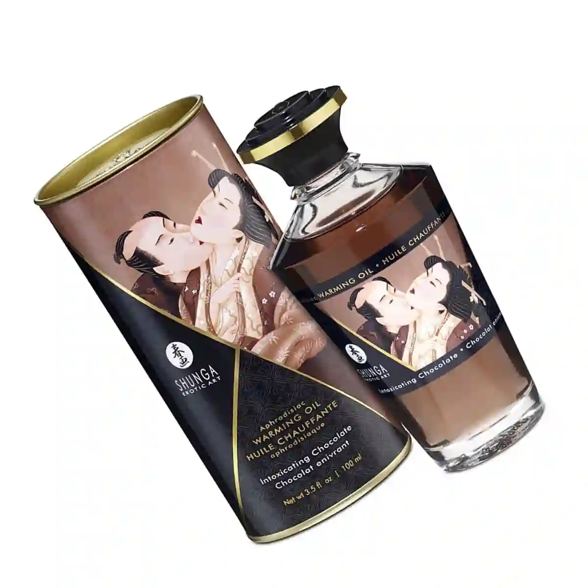 Aceite de Masaje Besable Efecto Calor Sabor Chocolate. Shunga