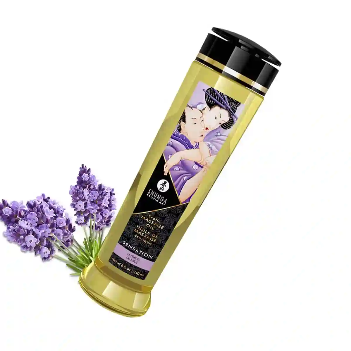 Aceite de Masaje Sensation Lavanda. Shunga