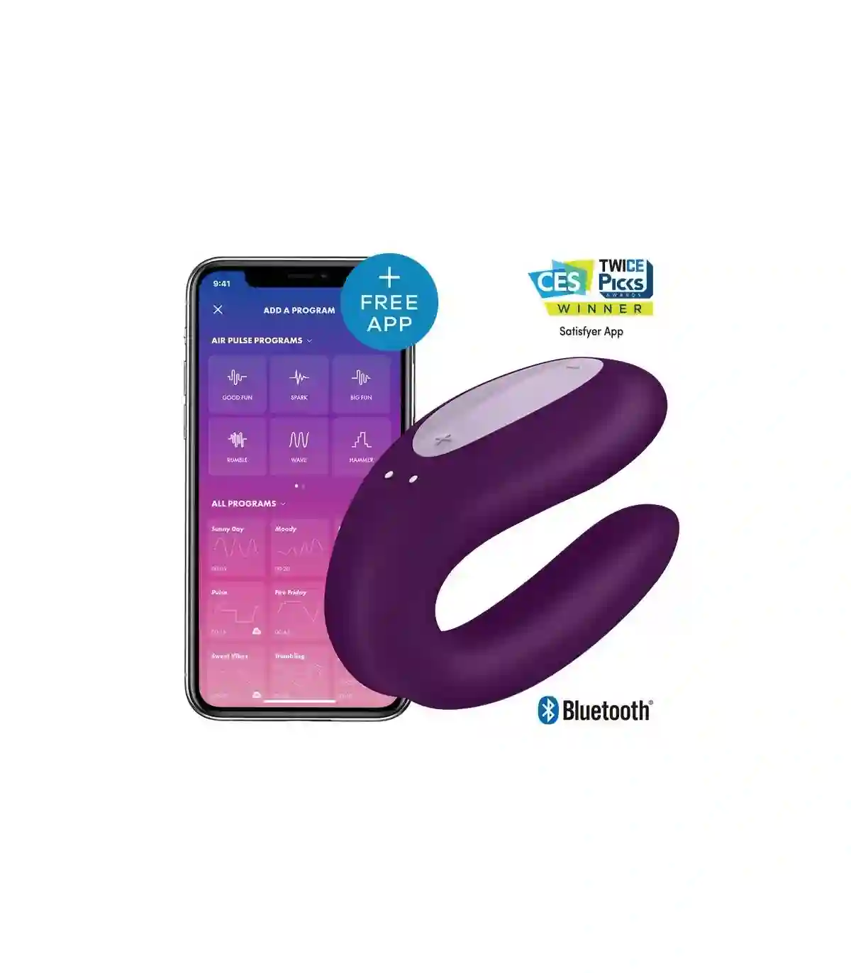 Satisfyer Double Joy – Vibrador doble para parejas