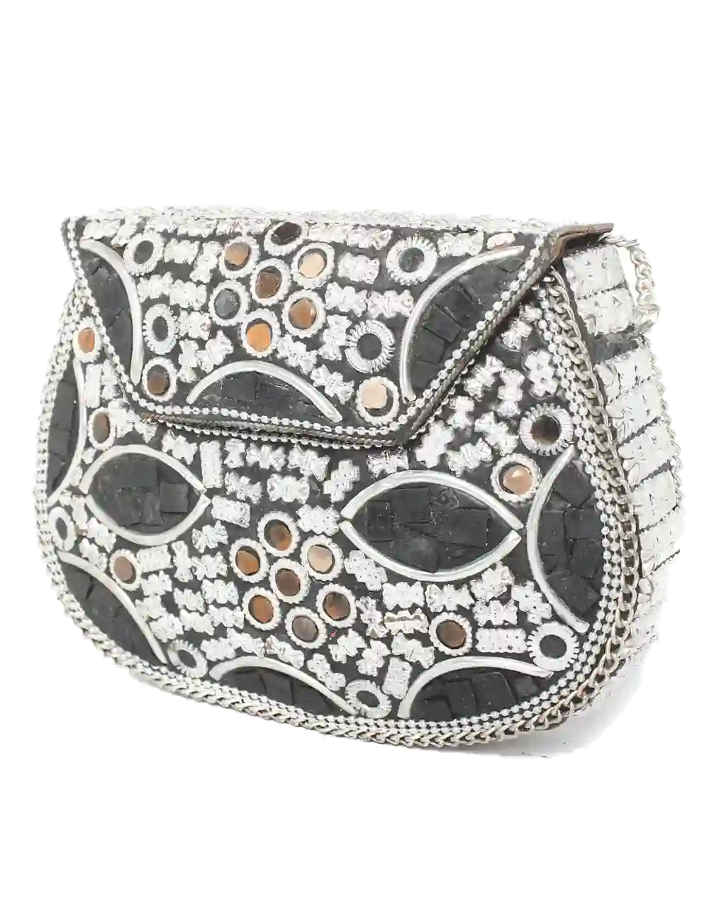 Bolso Cofre metal Noir