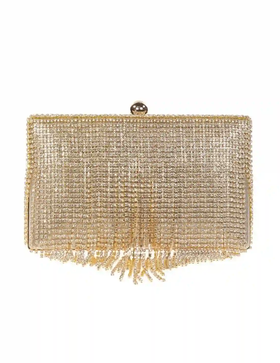 Bolso de fiesta de flecos de pedrería