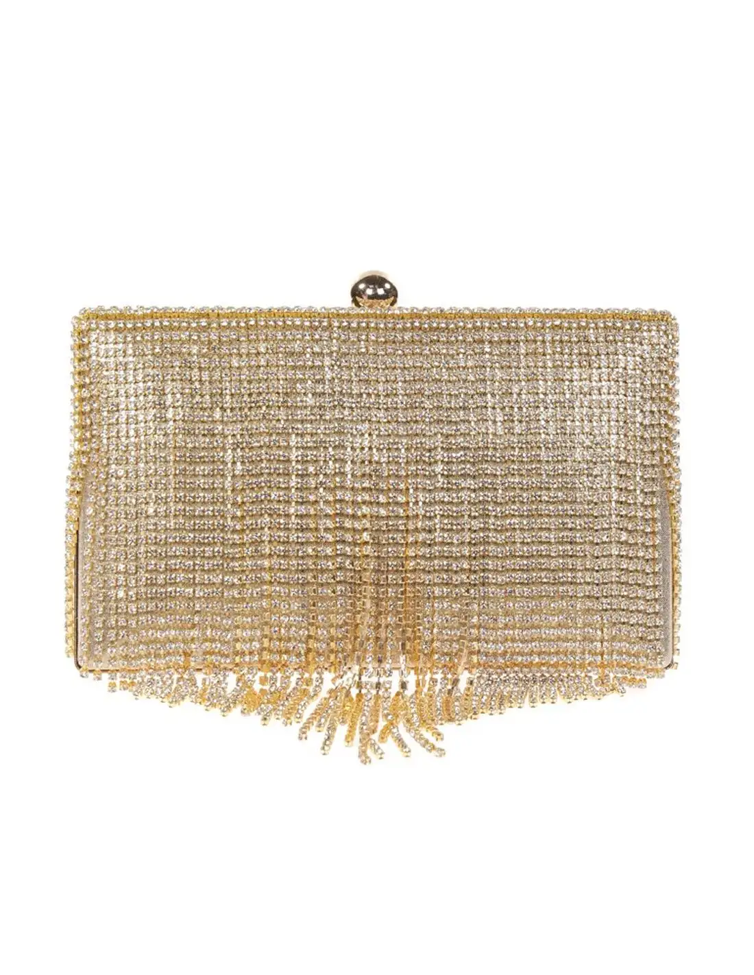 Bolso de fiesta de flecos de pedrería