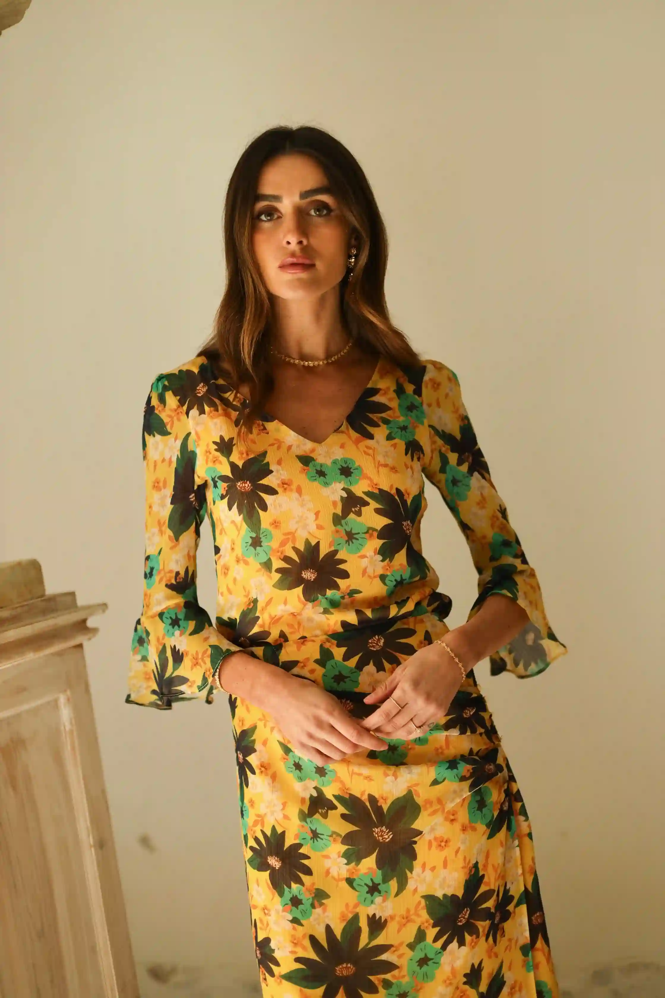 Guest Blouse Floral Print Picer