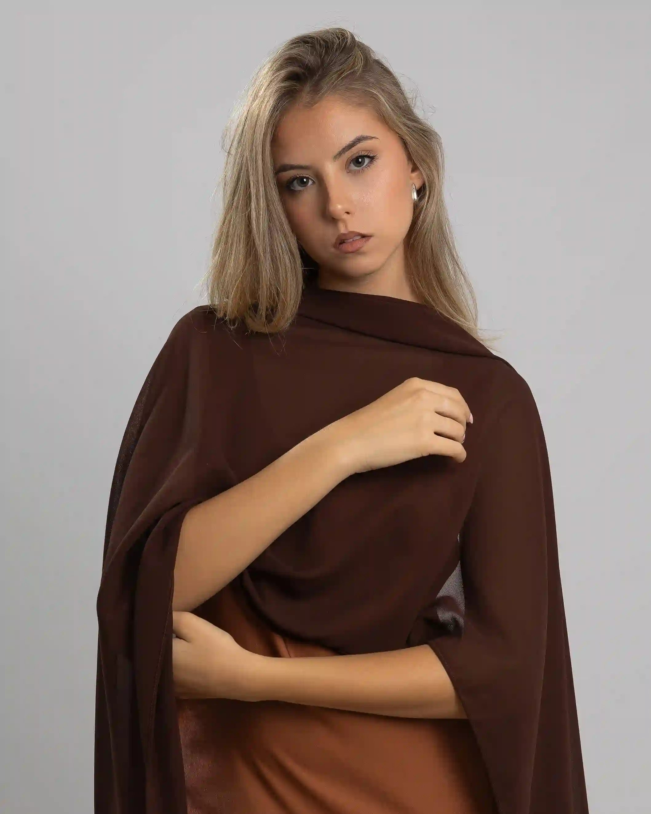 Chocolate brown gauze