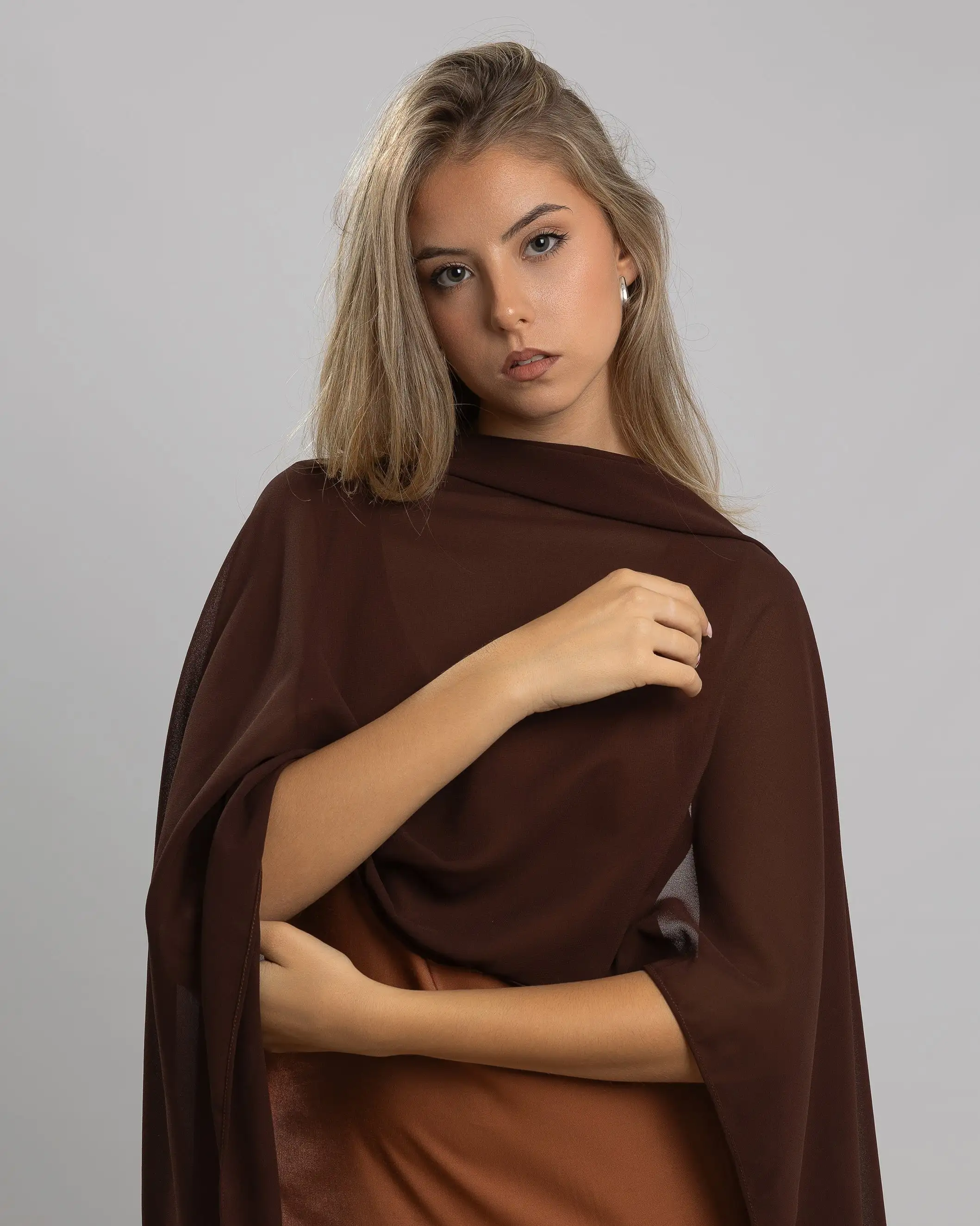 Chocolate brown gauze
