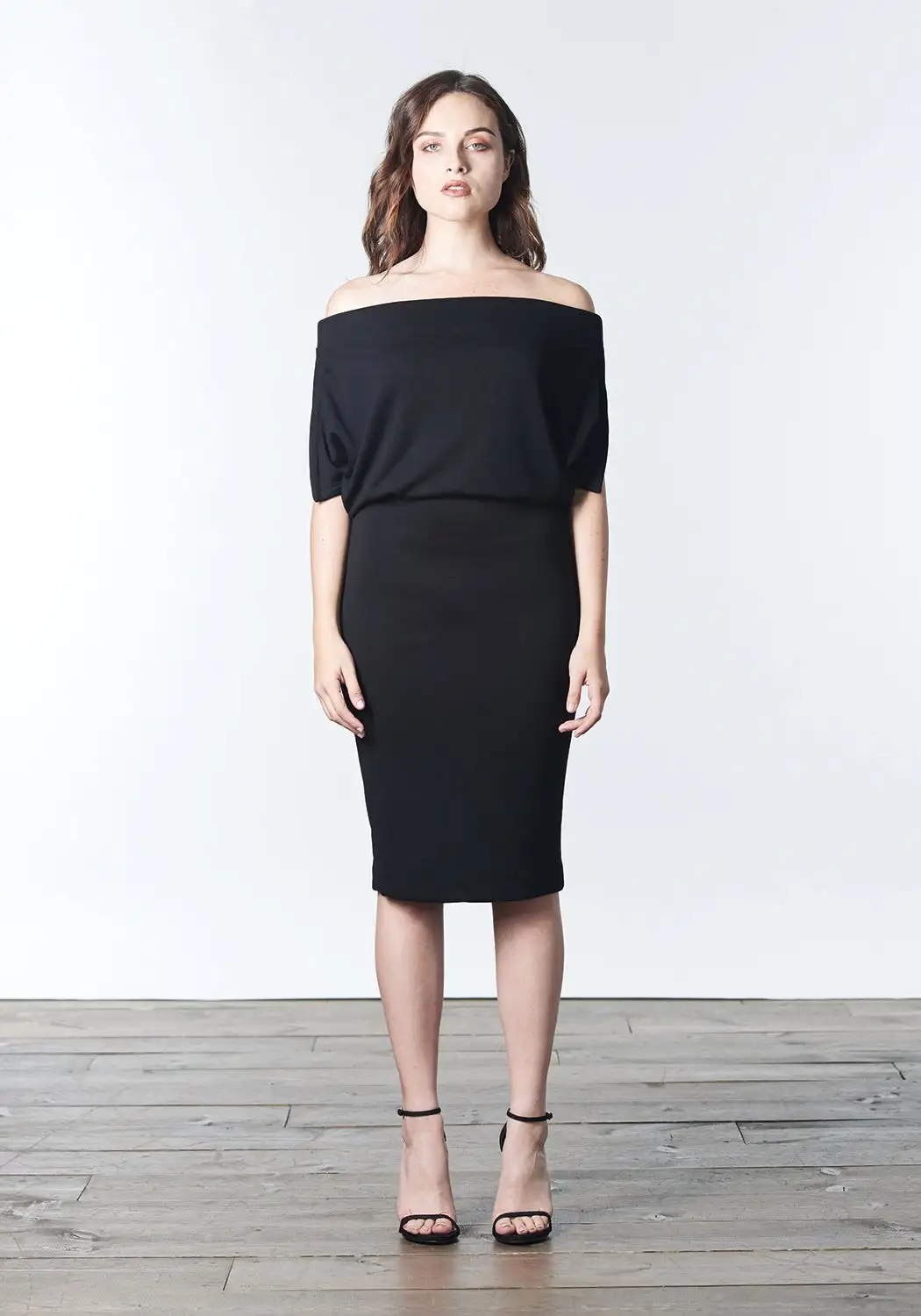 Point cocktail dress with multiple