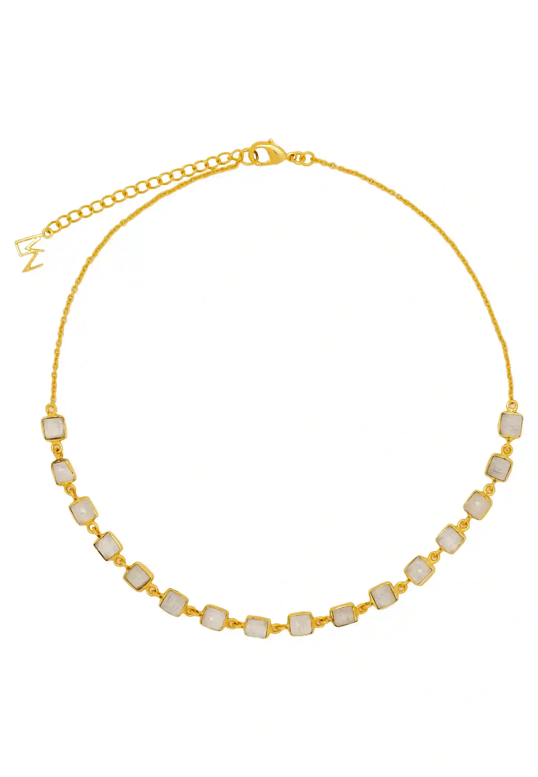 Choker Niagara Blanco y dorado