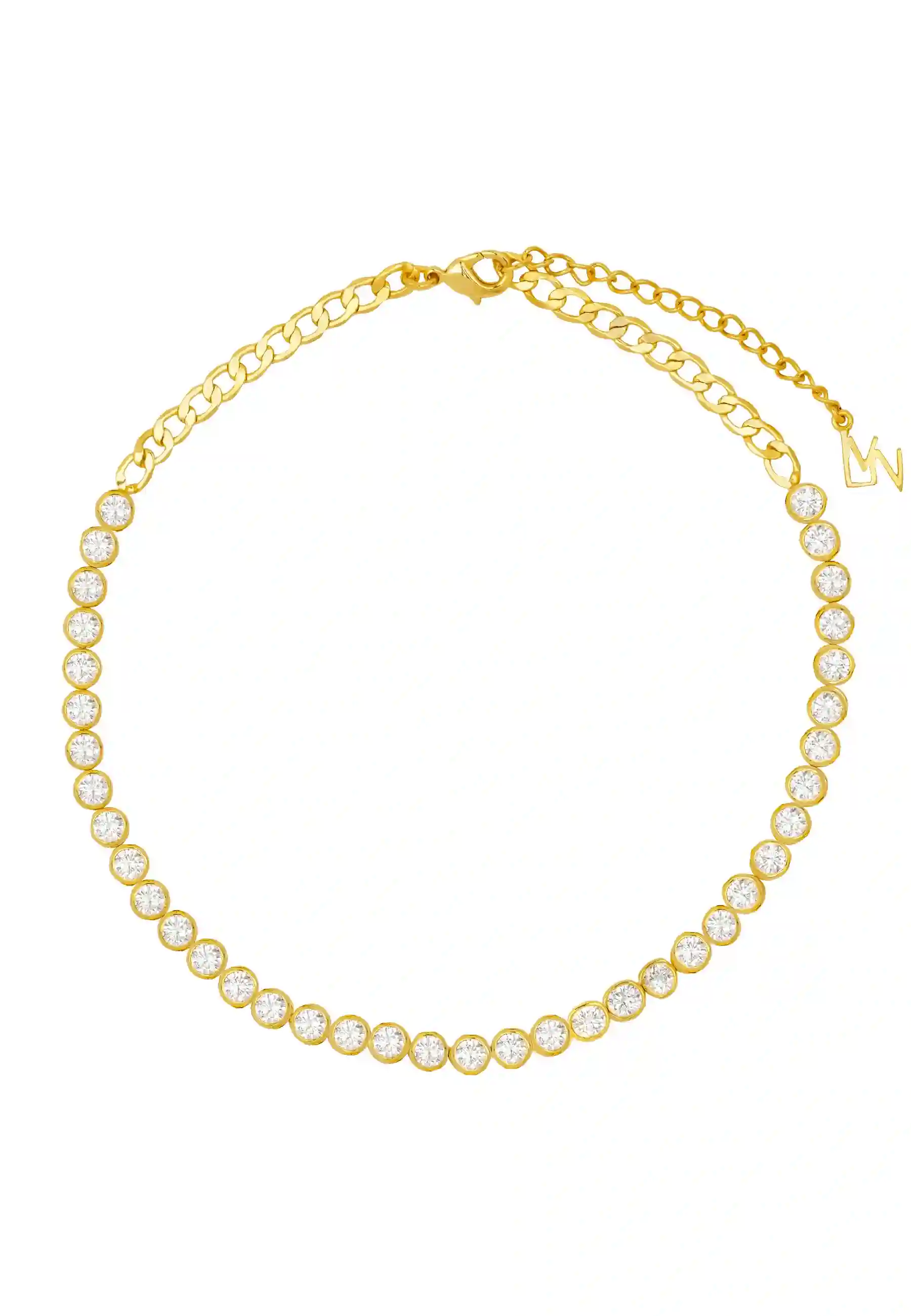 Choker Dorado de Circonitas Riviere