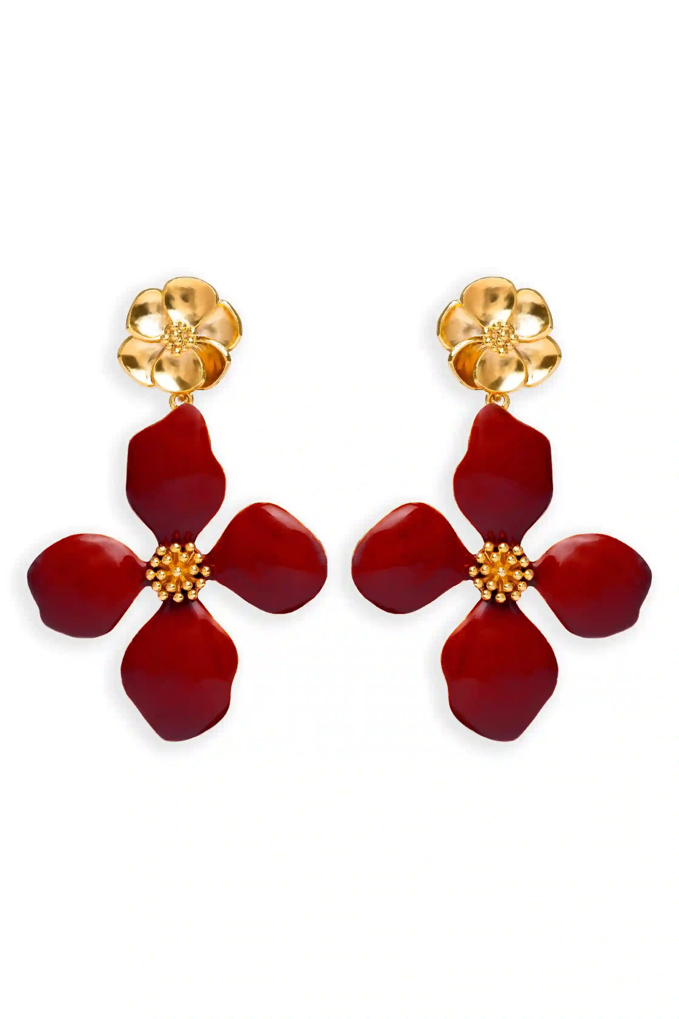 Flower -shaped earrings - Cassia