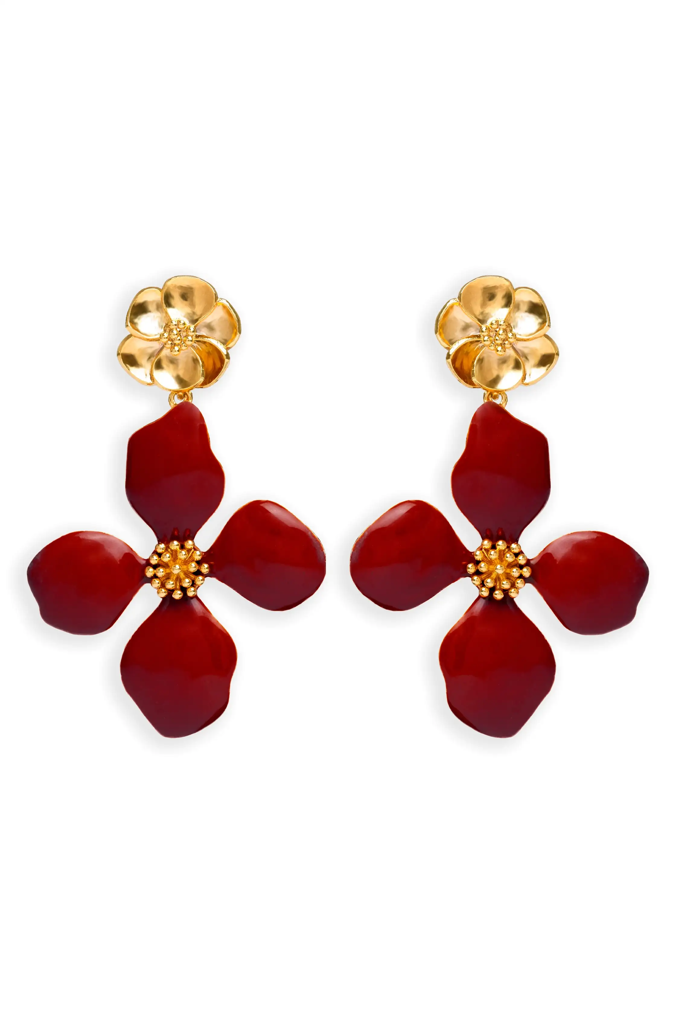 Flower -shaped earrings - Cassia