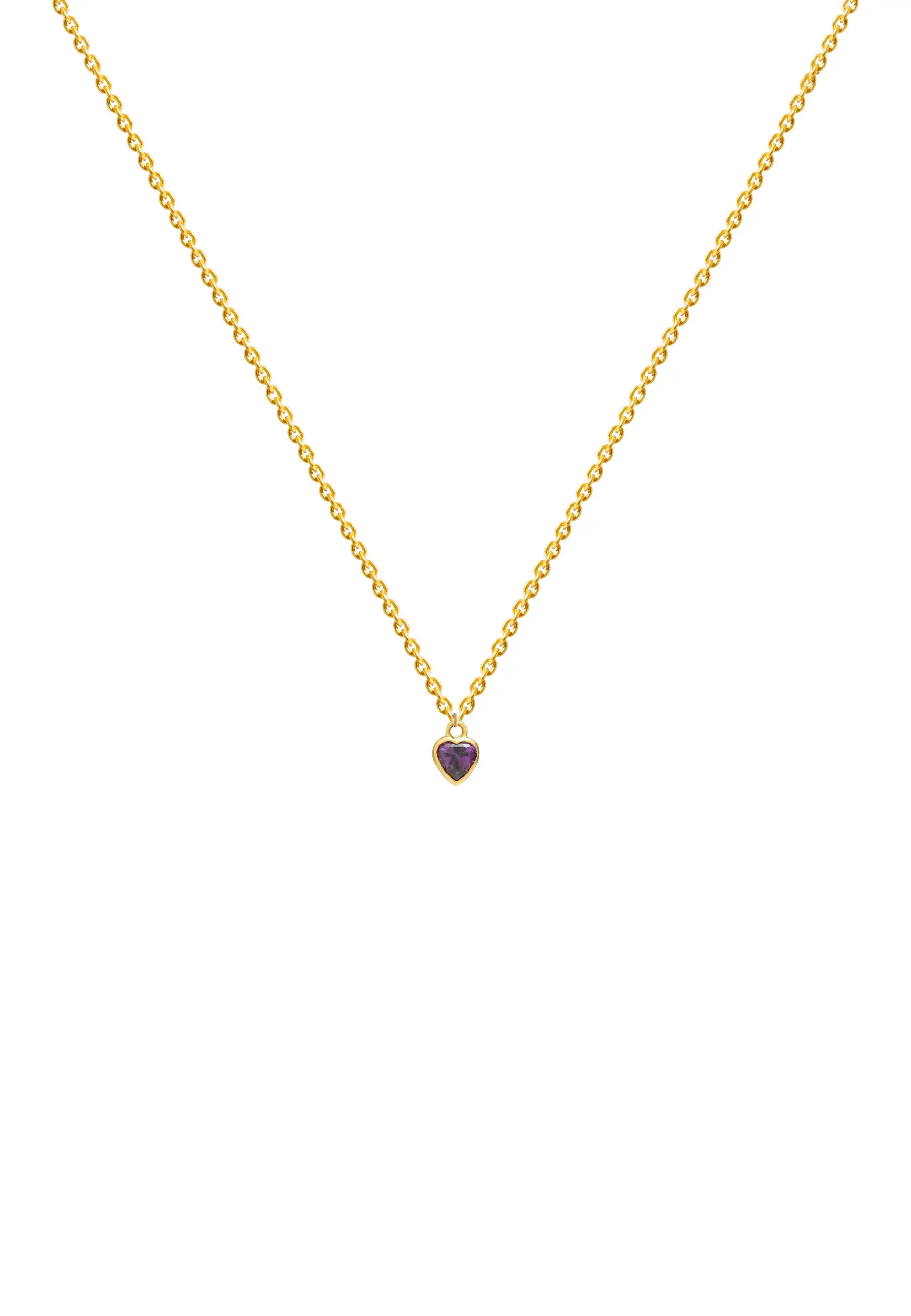 Colgante Corazón Mini Morado - Kindness