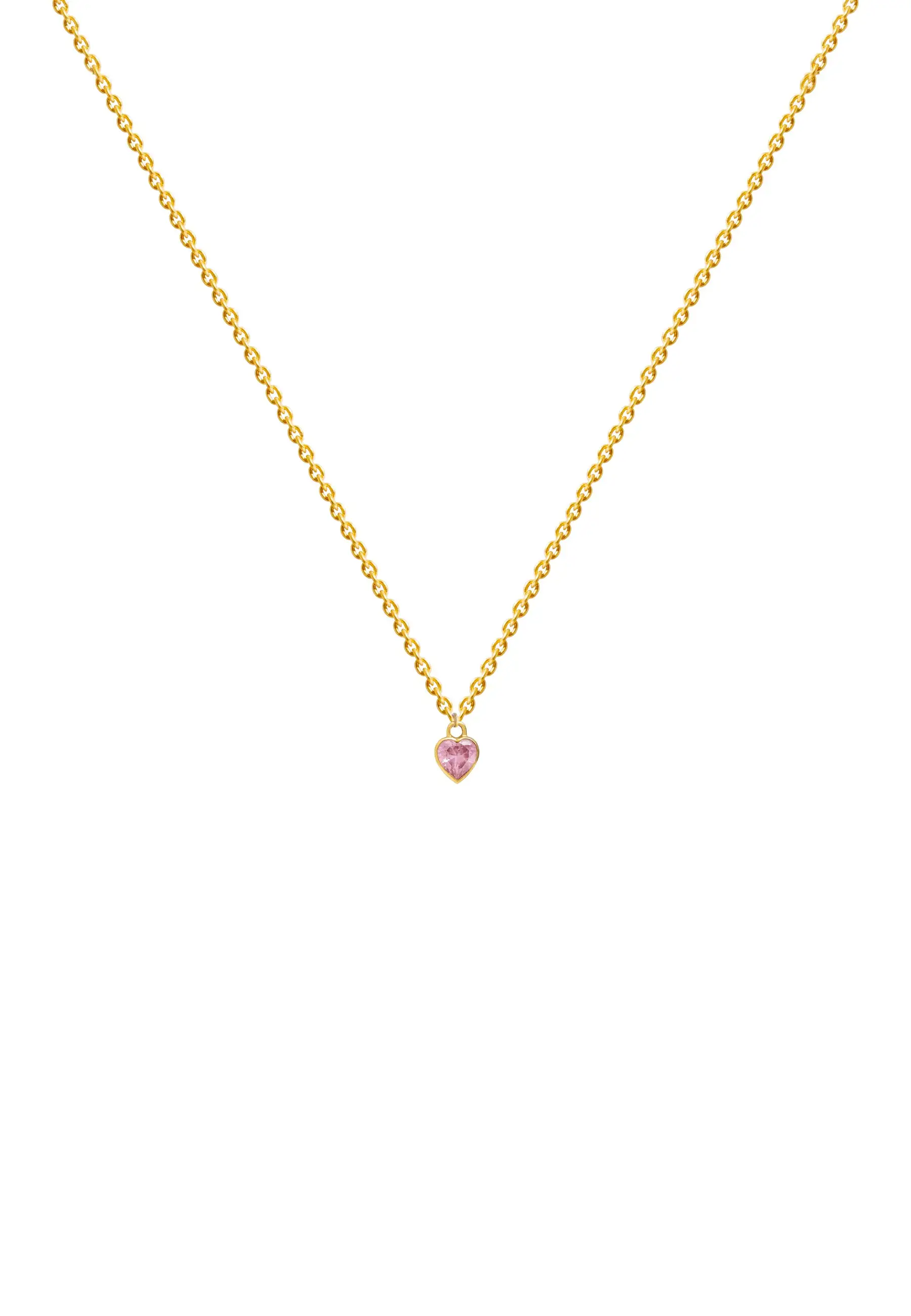 Colgante corazón mini rosa - Kindness