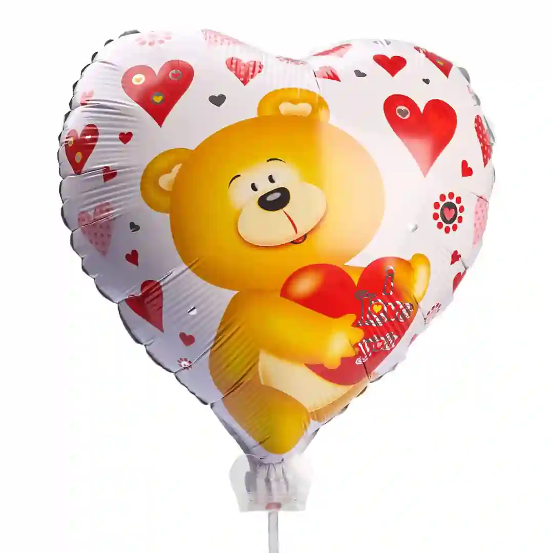 Globo de Oso I love you
