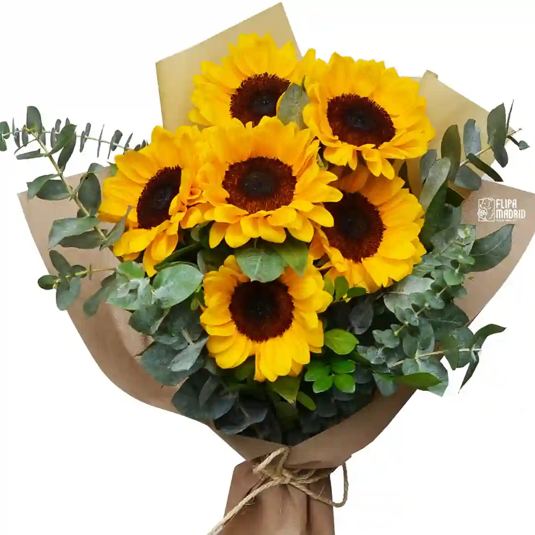 Ramo con 6 girasoles