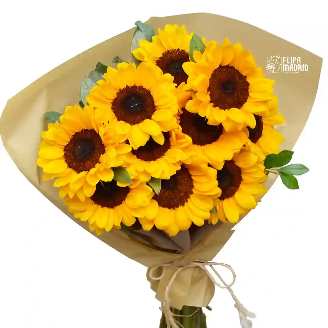 Ramo 10 girasoles