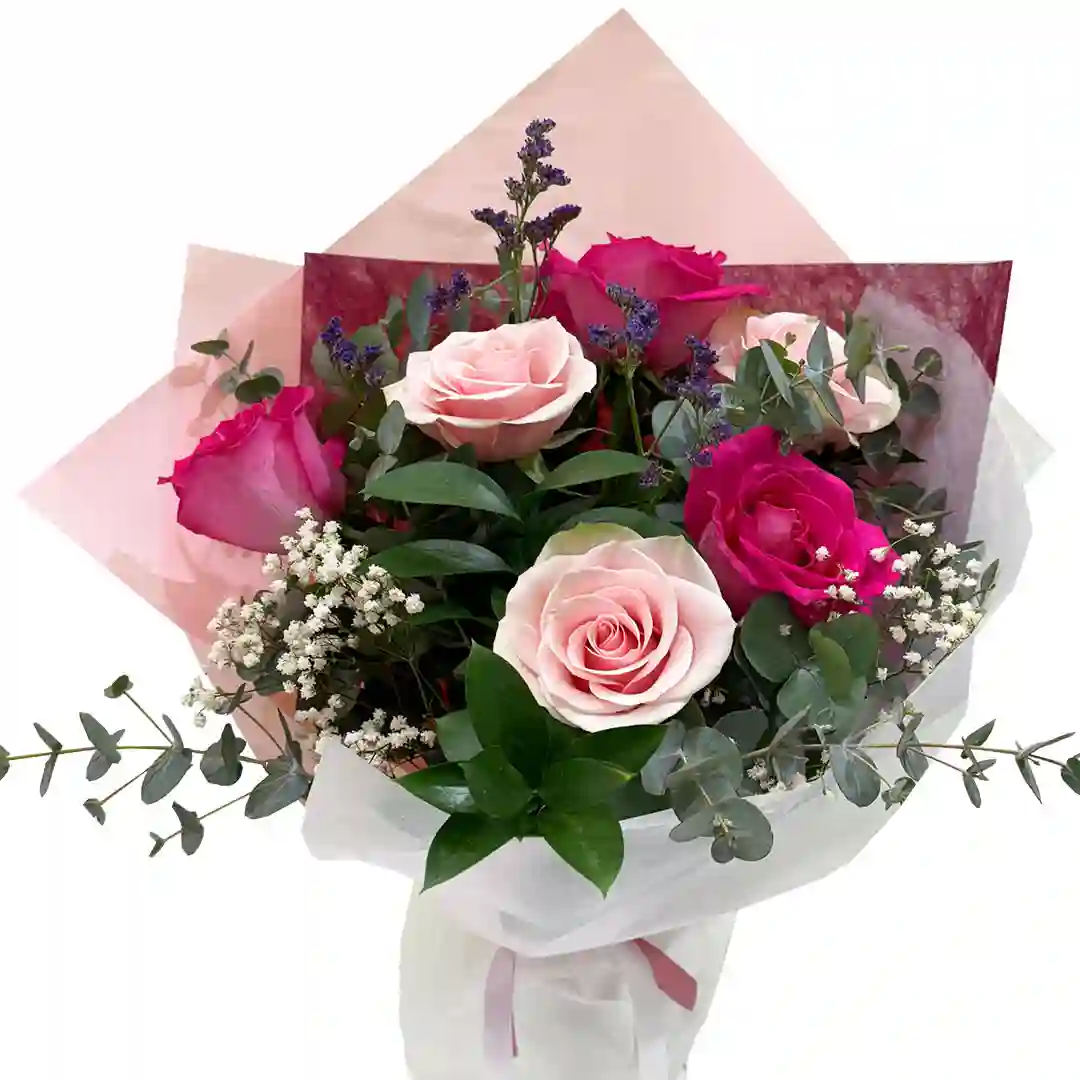 Ramo Barbie 6 rosas