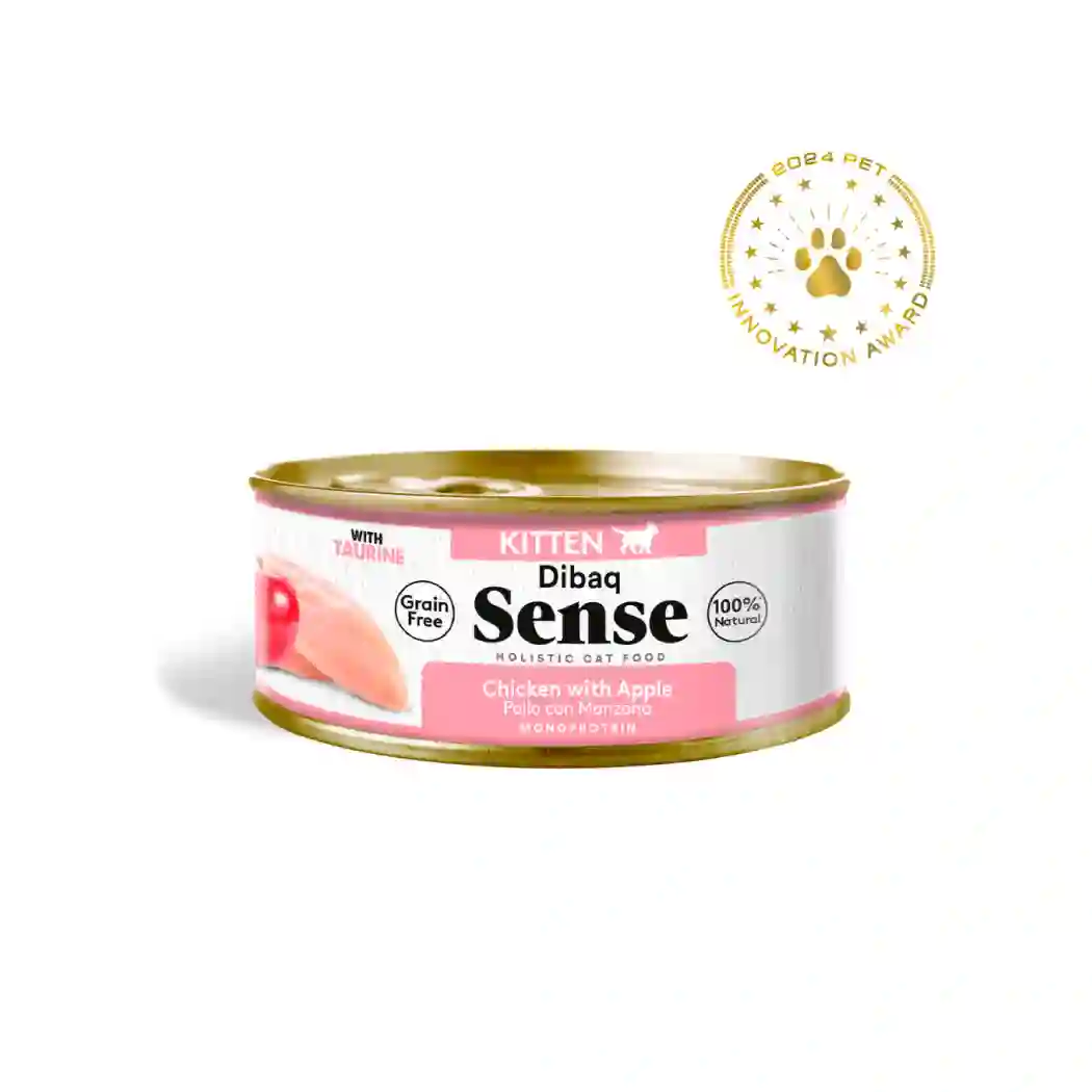 Dibaq Sense CAT Grain Free KITTEN POLLO con MANZANA 70g
