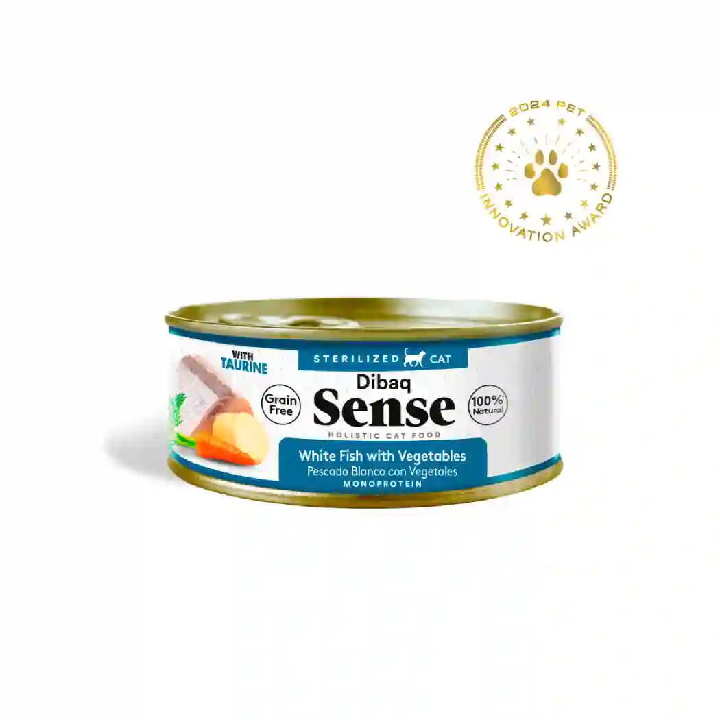 Dibaq Sense CAT Grain Free ESTERILIZADO PESCADO BLANCO 70g