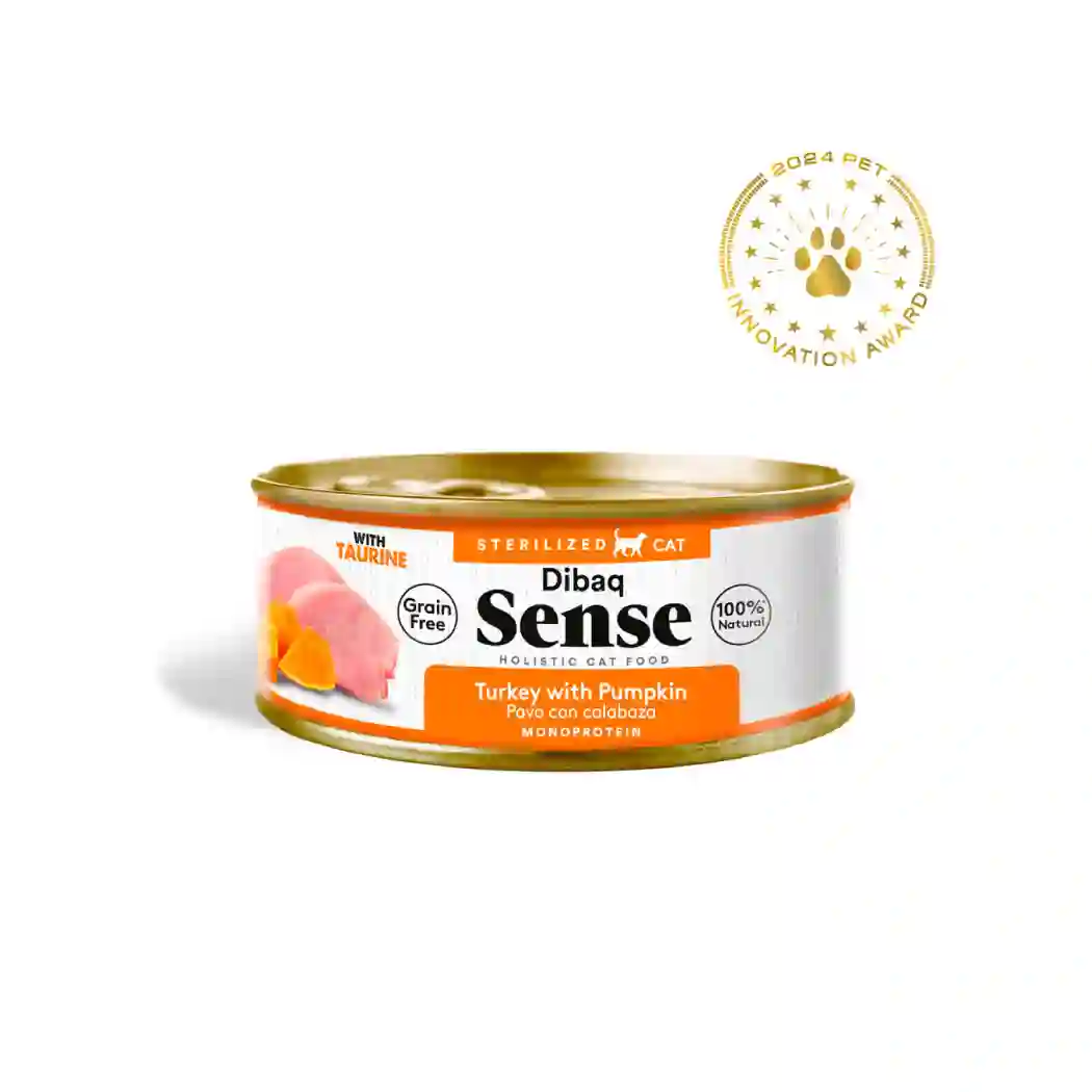 Dibaq Sense CAT Grain Free ESTERILIZADO PAVO 70g
