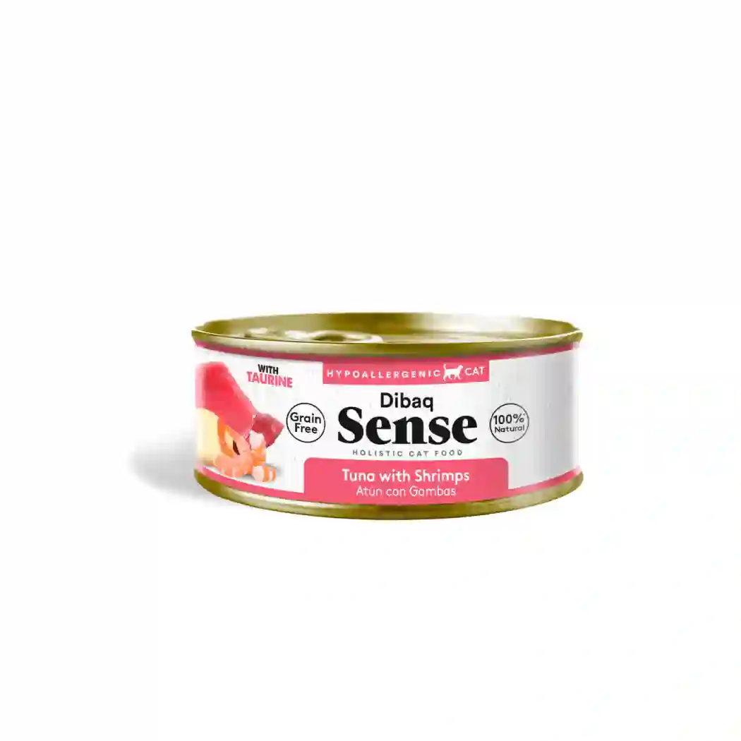 Dibaq Sense CAT Grain Free ATÚN con GAMBAS 70g