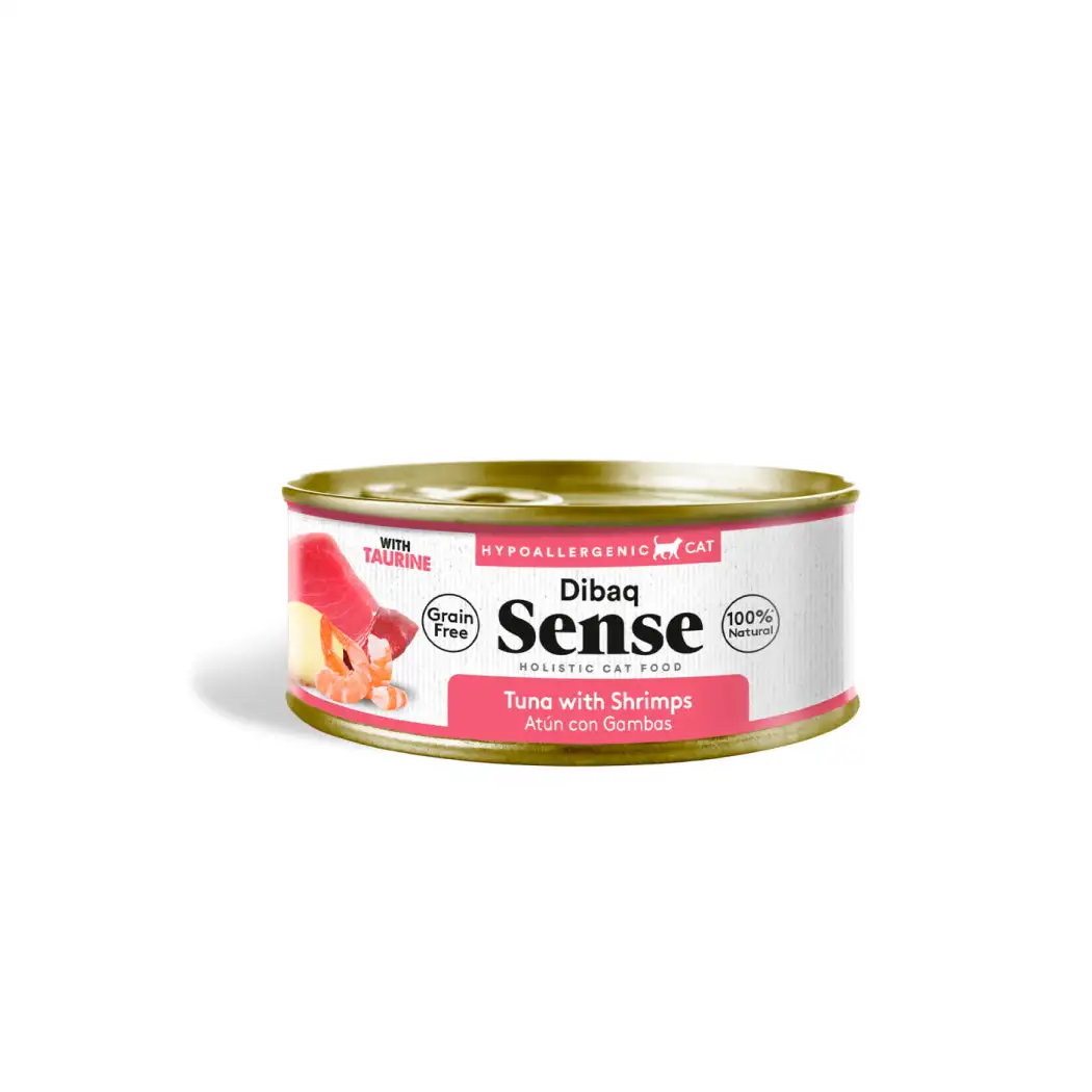 Dibaq Sense CAT Grain Free ATÚN con GAMBAS 70g