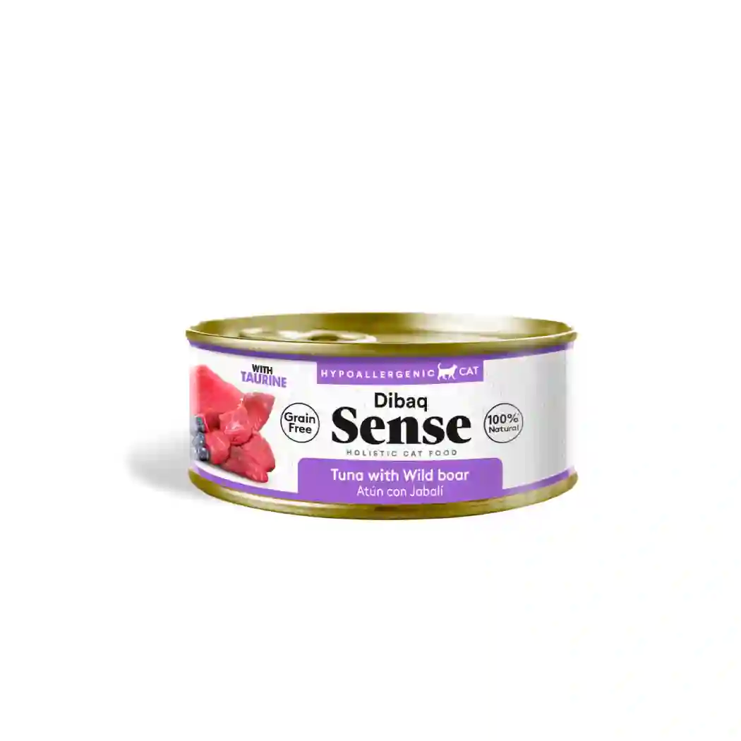 Dibaq Sense CAT Grain Free ATÚN con JABALÍ 70g
