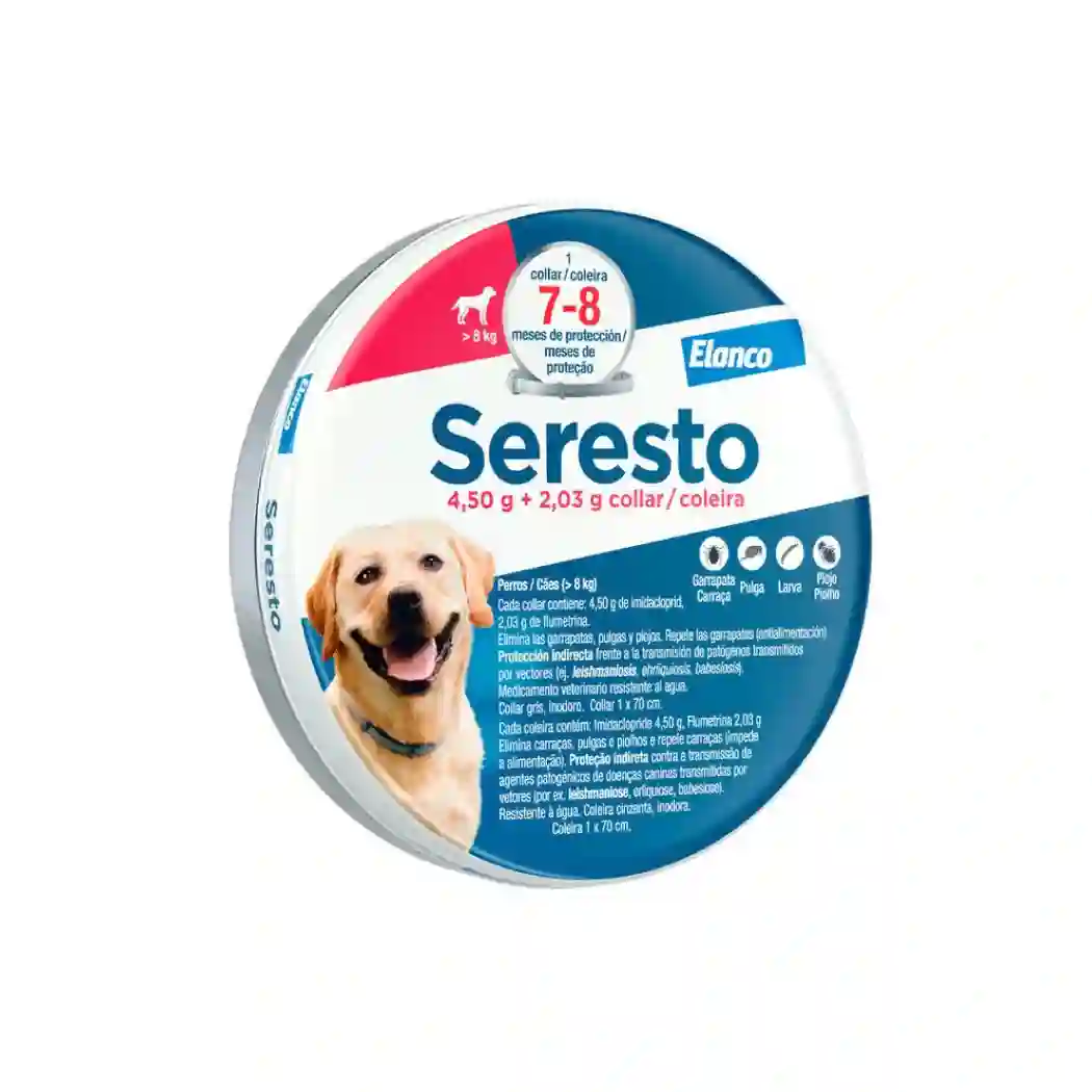 Sresto necklace 4.50 g + 2.03 g for dogs> 8 kg