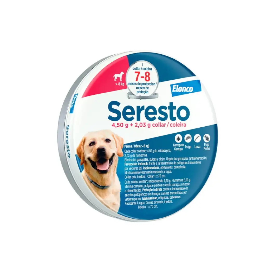 Sresto necklace 4.50 g + 2.03 g for dogs> 8 kg