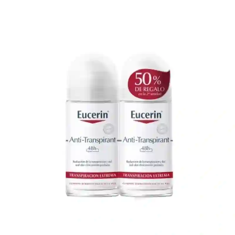 Eucerin Desodorante 48H Roll On 50 ml Duplo