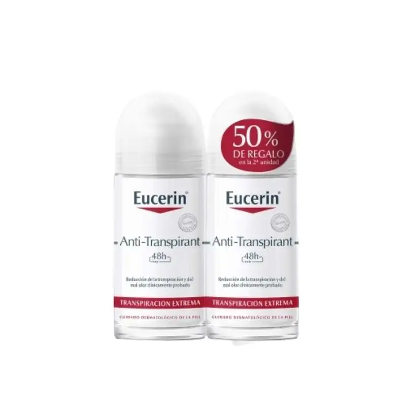 Eucerin Desodorante 48H Roll On 50 ml Duplo