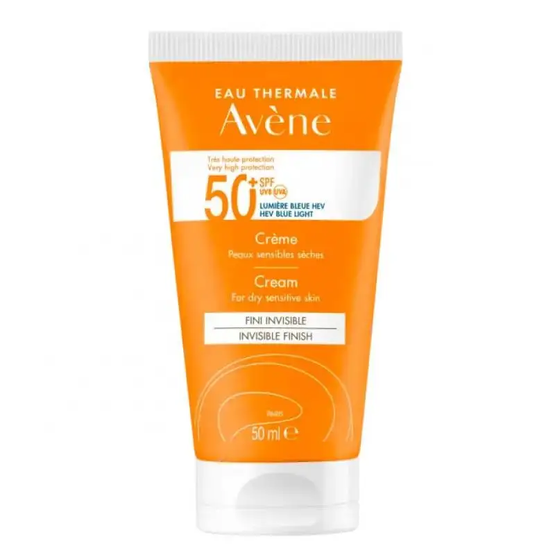 Avene Solar Crema SPF50+ Piel Sensible y Seca 50 ml