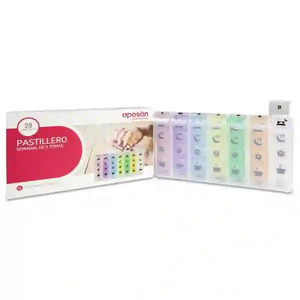 Aposan Pastillero Semanal 4 Tomas