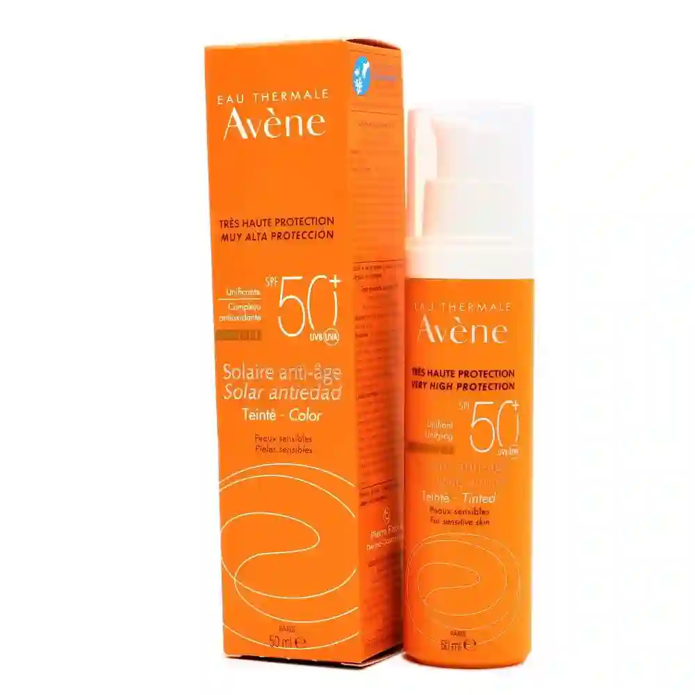 Avene Solar Cara Antiage Color Spf50+ 50Ml