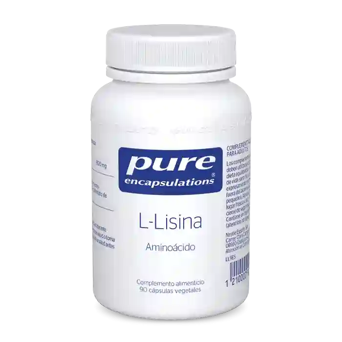 Pure Encapsulations L-Lisina 90 Cápsulas