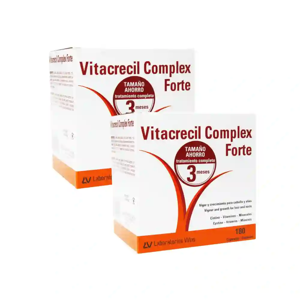 Vitacrecil Complex Forte 2x180 Cápsulas ¡Duplo!