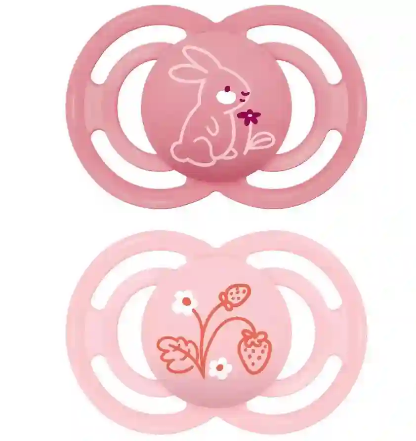 MAM Chupete Perfect Silicona + 6 M Rosa