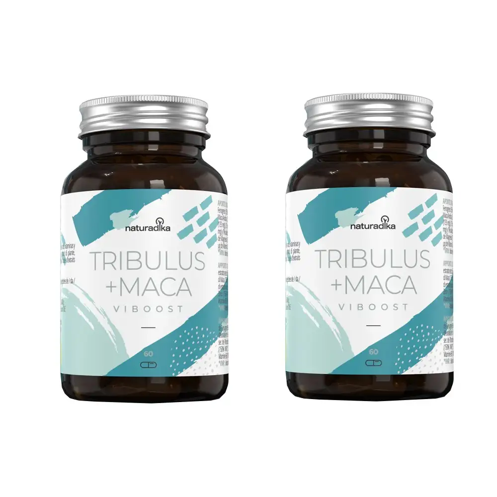 Naturadika Tribulus+Maca Viboost 2x60 Cápsulas ¡Duplo!
