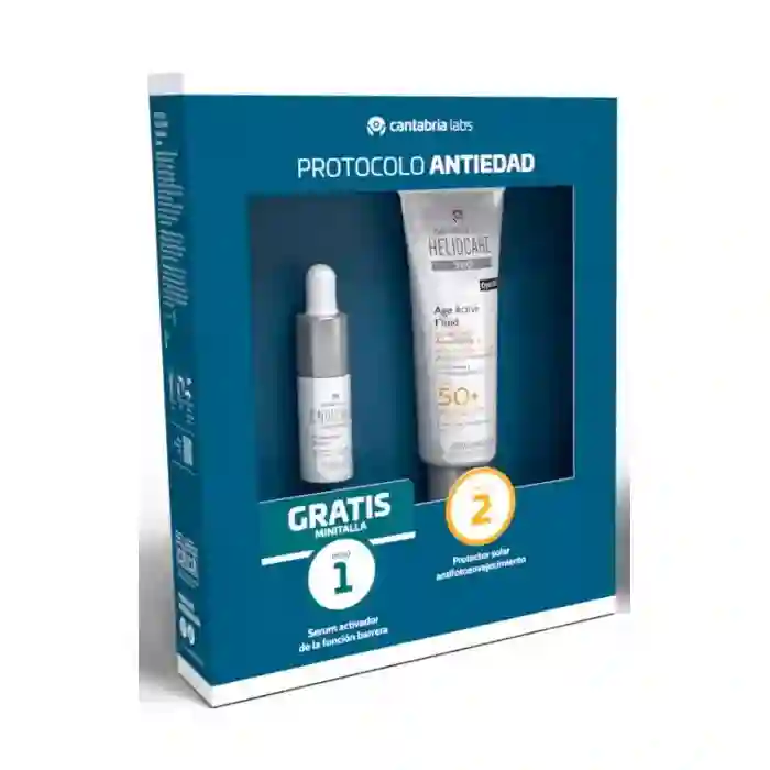 Heliocare Pack Age Active Fluid+Serum Hyaluboost