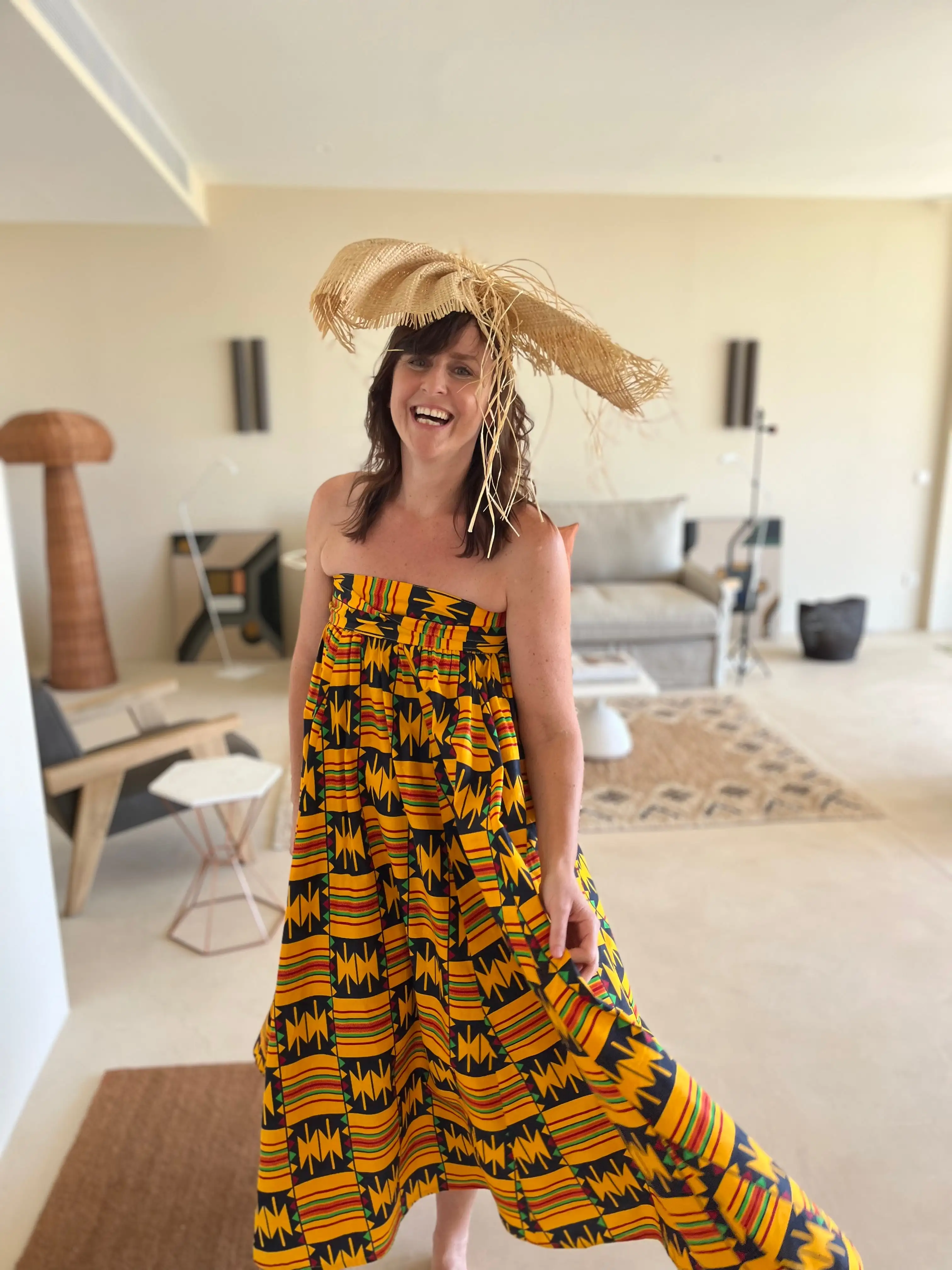 Maxi African Print skirt - Imagen 3
