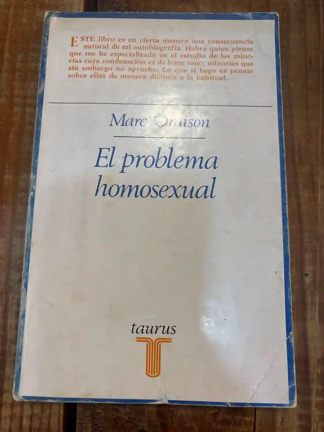 EL PROBLEMA HOMOSEXUAL TRSA