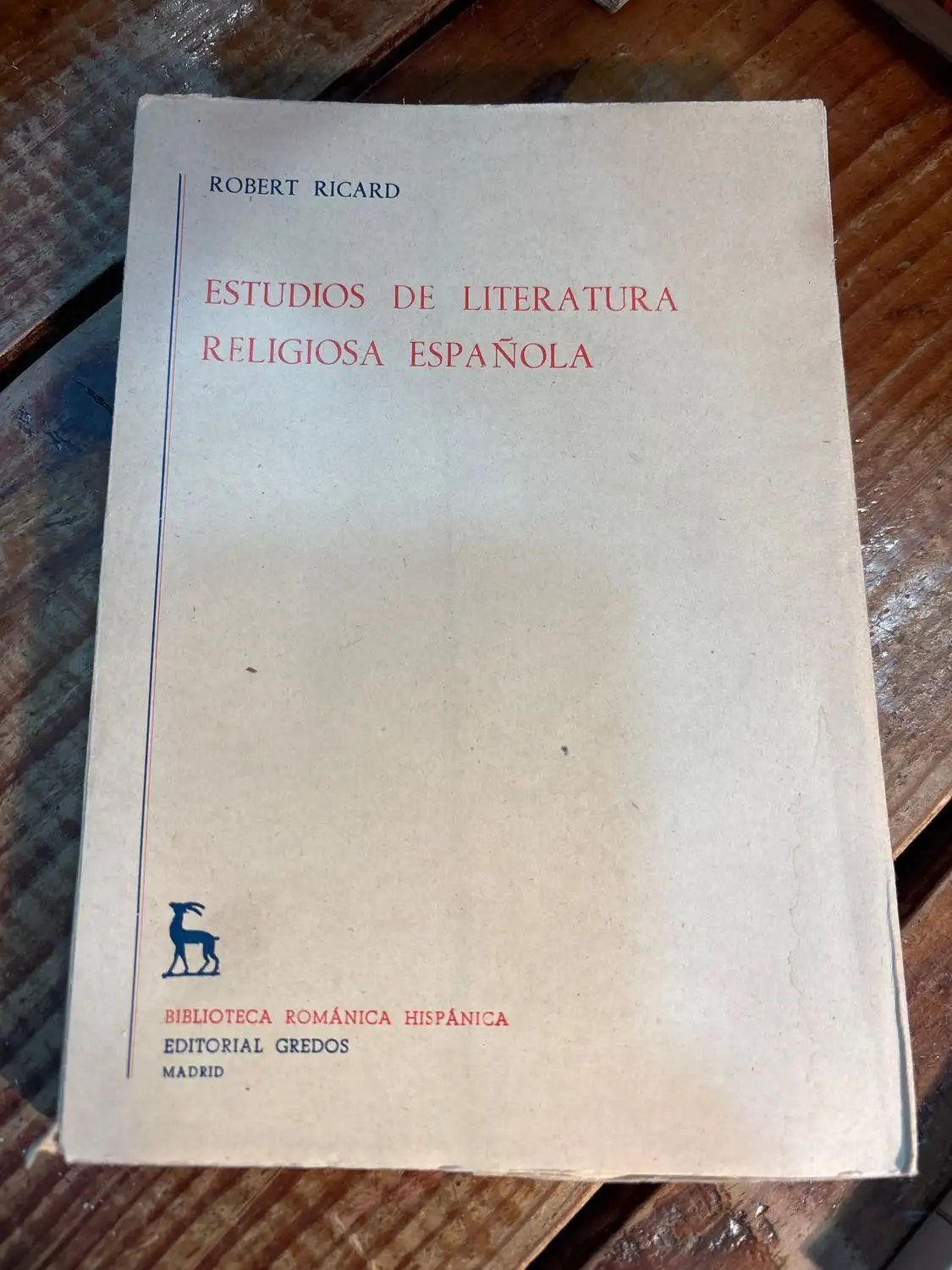 Estudios de literatura religiosa española TRSA