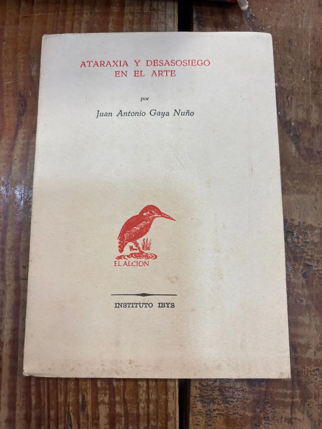 Ataraxia y desasosiego en el arte. TRSAA